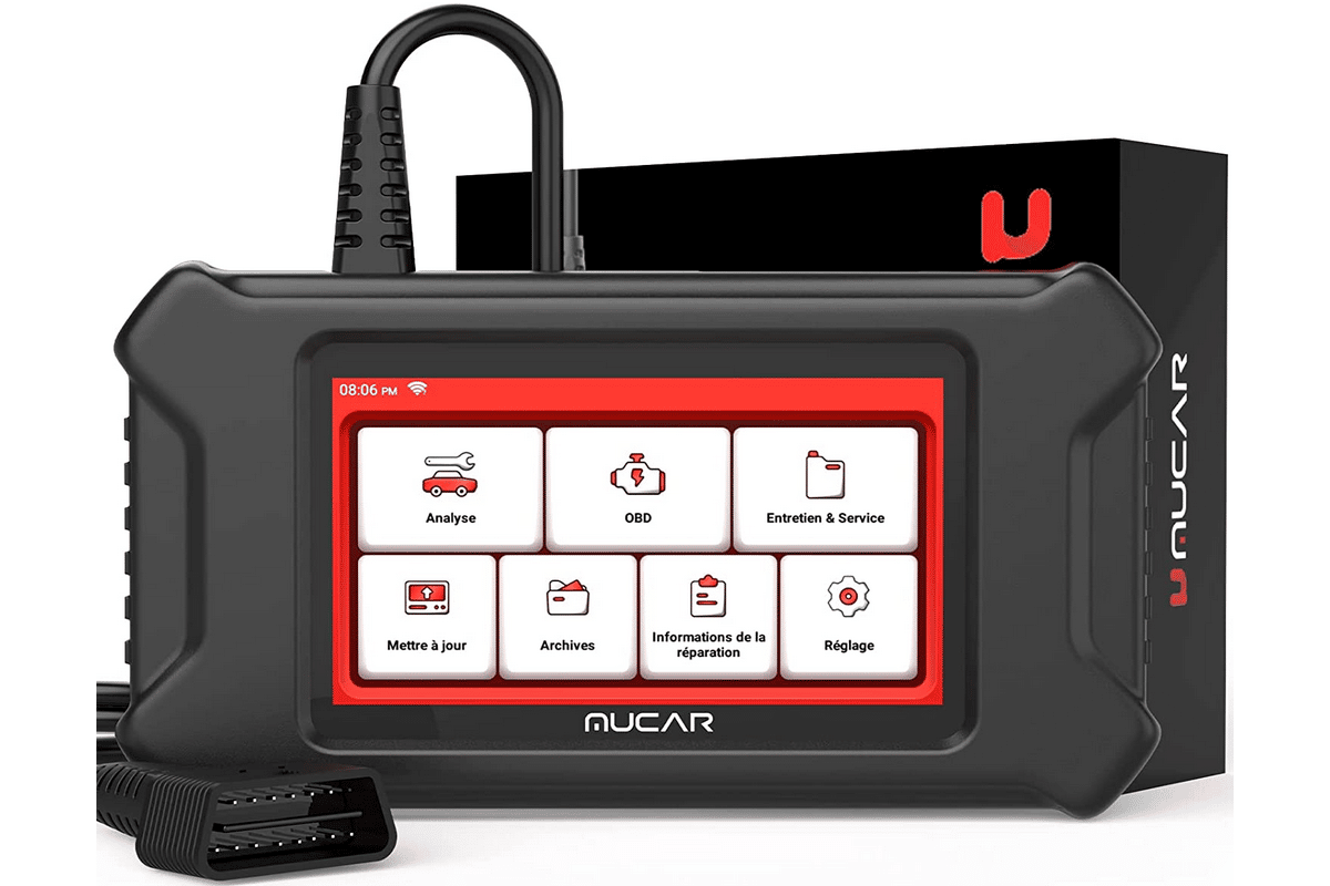Scanner Auto MUCAR 682 Avec IA - Diagnostic Complet, 20 Réinitialisations, Bidirectionnel, Sans Abonnement